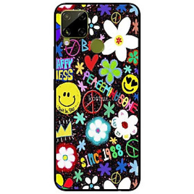 Ốp lưng dành cho Realme C15 mẫu Cúc Họa Mi 11 -Nền Hoa Cúc Mess