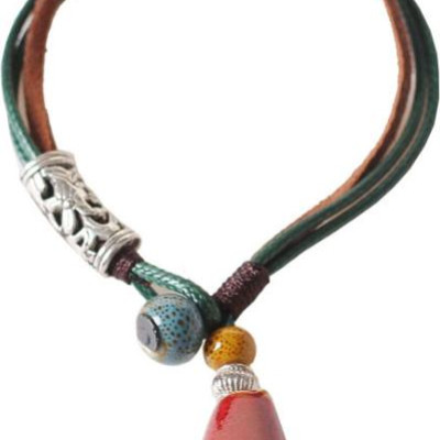 Vòng tay gốm thời trang Vintage dễ thương giọt nước VGOM51