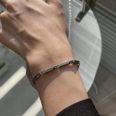 Vòng tay nam- Lắc tay nam titan hỏa tiễn trơn phối màu cách điệu cầu vòng galaxi trangsucpt PTLTNABN