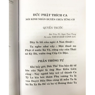 Sách - Kinh Vị Tằng Hữu Thuyết Nhân Duyên