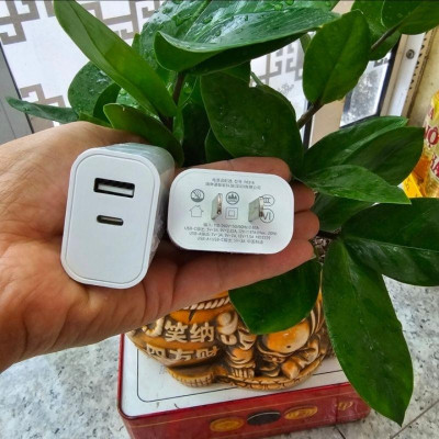 Củ Noki.a 2 cổng đầu ra USB và Type C zin hãng