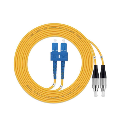 Ugreen UG80217NW220TK 5M LC-FC Màu vàng Cáp nhảy quang Single mode Duplex Fiber - HÀNG CHÍNH HÃNG
