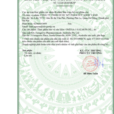 Bộ sản phẩm 2 hộp viên dầu cá hồi nhập khẩu chính hãng OMEGA 3 SALMON OIL (180 viên) giúp bổ sung DHA và EPA hỗ trợ giảm mỡ máu, giảm nguy cơ xơ vữa động mạch, cung cấp các chất dinh dưỡng cần thiết cho não bộ, tốt cho mắt