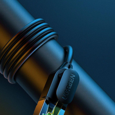 Ugreen UG80418NW149TK 3M 10Gbps màu đen cáp mạng CAT7 siêu mỏng nhỏ 0.38mm - HÀNG CHÍNH HÃNG