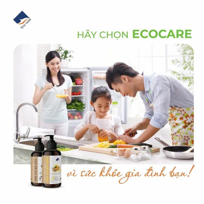 Nước rửa chén hữu cơ Bồ hòn Ecocare - Chai 500ml