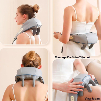 ￼Máy Massage Cổ Vai Gáy 6D Giảm Đau Mỏi Cải Thiện Sức Khỏe Cho Văn Phòng Người Cao Tuổi-DIANDI