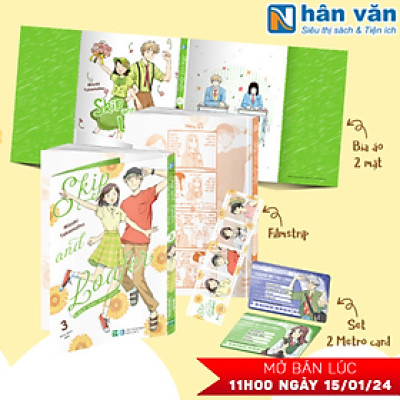Skip And Loafer - Nhịp Bước Tuổi Xanh - Tập 3 - Bản Sưu Tầm - Tặng Kèm 1 Filmstrip + 1 Bìa Đặc Biệt Hai Mặt + 2 Metro Card