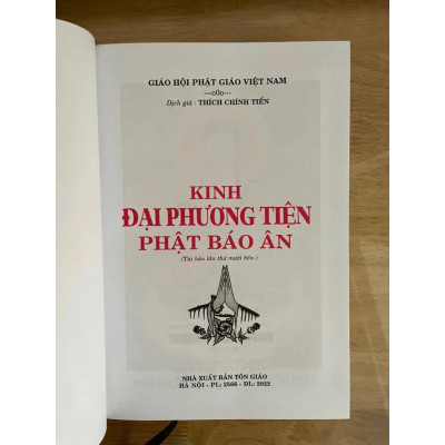Sách - Kinh đại phương tiện Phật báo ân