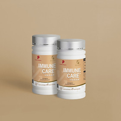 Combo Ưu Đãi Viên Uống Bổ Sung Vitamin C Immune Care QN Wellness Tăng Cường Hệ Hô Hấp, Hỗ Trợ Khả Năng Miễn Dịch & Sức Khỏe Cơ Thể - Hộp 60 Viên x 2