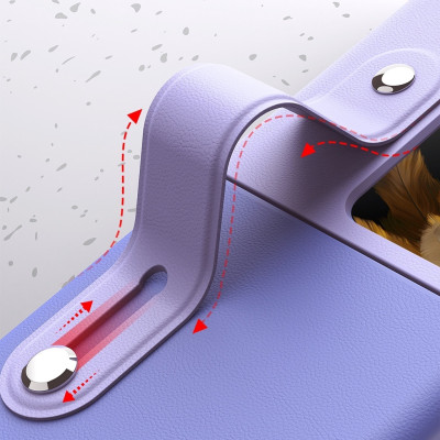 Ốp lưng đai đeo hand trap chống sốc cho Oppo Find N3 Flip hiệu HOTCASE Wristband Stand Phone Case - chất liệu cao cấp, thiết kế thời trang sang trọng có đai đeo tay an toàn - Hàng nhập khẩu