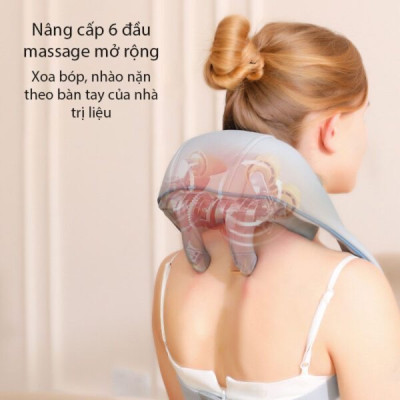 ￼Máy Massage Cổ Vai Gáy 6D Giảm Đau Mỏi Cải Thiện Sức Khỏe Cho Văn Phòng Người Cao Tuổi-DIANDI