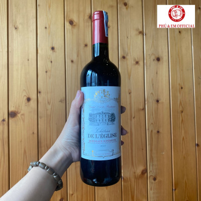 Rượu Vang Đỏ Pháp Chateau de l