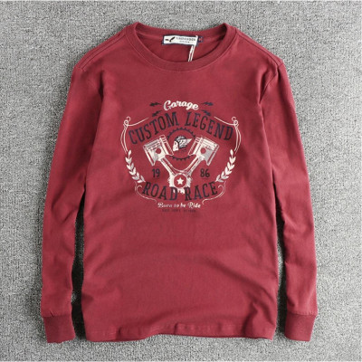 Áo thun dài tay phong cách Retro_Biker_dã ngoại