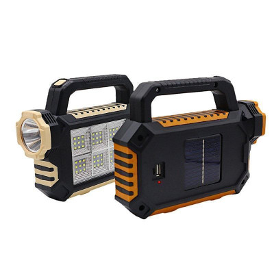 Đèn Pin Sạc Cầm Tay 3 Chế Độ Sáng Tiện Lợi Có Thêm Sạc Qua Tấm Pin Năng Lượng Mặt Trời