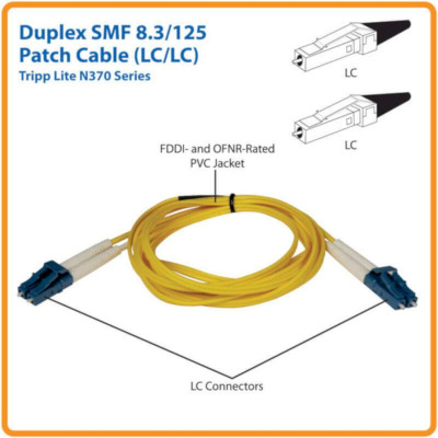 Ugreen UG70595NW216TK 10M LC-LC Màu vàng Cáp nhảy quang Single mode Duplex Fiber - HÀNG CHÍNH HÃNG
