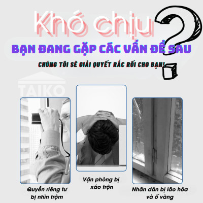 0.5 Kg Keo Sơn Mờ Kính Chống Nhìn Trộm TAIKOMI, Keo Sơn Bóng Mờ Kính Văn Phòng, Mờ Kính Cửa Sổ, Nhà Tắm, Phòng Ngủ