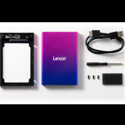 Hộp box SSD Lexar E100 | gắn SSD 2.5 inch dung lượng 128G - 8TB | Giao tiếp USB 3.2 Gen 1 - Bảo hành 1 năm - Hàng Chính Hãng