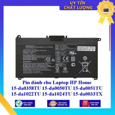 Pin dùng cho Laptop HP Home 15-da0358TU 15-da0050TU 15-da0051TU 15-da1022TU 15-da1024TU 15-da0033TX - Hàng Nhập Khẩu New Seal