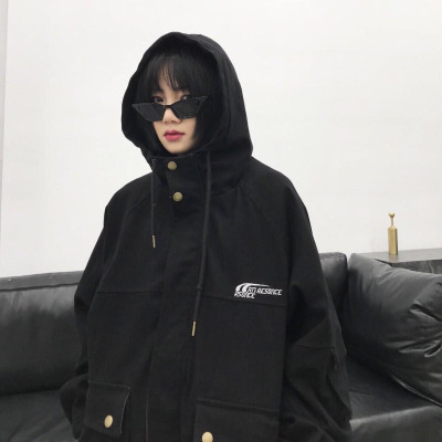 Áo Khoác Kaki Ngoại Thêu Logo Form Rộng ( kèm ảnh thật )