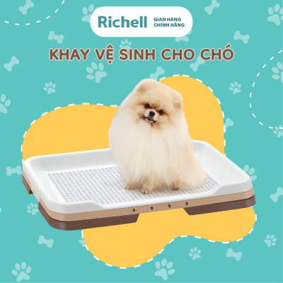 Khay vệ sinh cho chó RICHELL Nhật có tấm lót | Pet