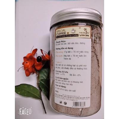 Cà Phê Sữa Dừa VIKIN Đặc Biệt ( Special Coffee), hòa tan hũ 200g