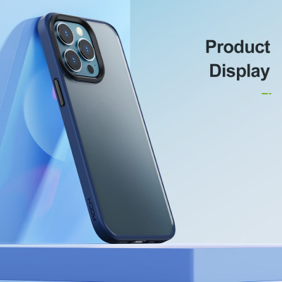 Ốp lưng chống sốc viền cao su cho iPhone 14 (6.1 inch) thiết kế mặt lưng trong suốt Hiệu Rock hybrid tective Case (độ đàn hồi cao, bảo vệ toàn diện, tản nhiệt tốt) - hàng nhập khẩu