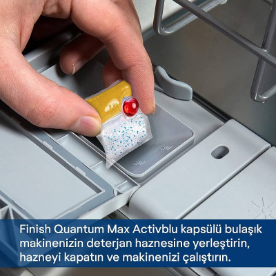 VIÊN RỬA BÁT FINISH QUANTUM All in 1 Max 21 VIÊN- ( ĐỨC )