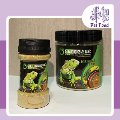 Thức ăn Iguana Baby, Rồng Nam Mỹ baby từ mới nở đến 9x - Tiêu hóa tốt, lột da thường xuyên, lên màu đẹp - hộp 230g