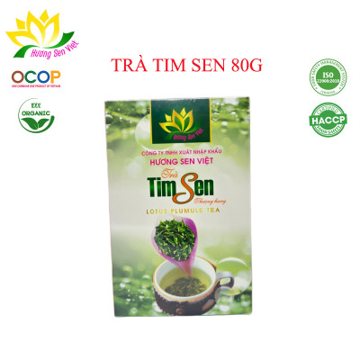 TRÀ TIM SEN HỘP 80G - HƯƠNG SEN VIỆT