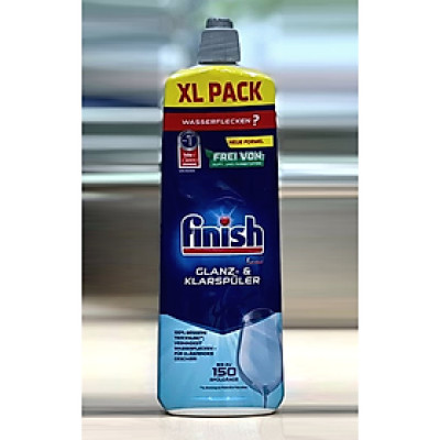 Nước làm bóng và khô chén, đĩa Finish Dishwasher Shine & Dry Regular 800ml PTT017394