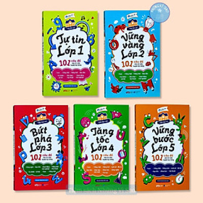 Bộ sách Tiểu học vui (5 cuốn - Alphabooks) - Bìa mềm