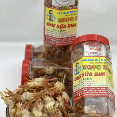 Đặc sản Phan Thiết - Ghẹ Sữa Rim Gói (Hộp) 100 Gram Đã Chế Biến Ăn Liền Ngon Ơi Là Ngon Của. Hạn Sử Dụng 12 Tháng Kể Từ Ngày Đặt Hàng - OCOP 4 Sao