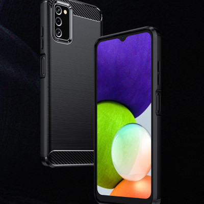 Ốp lưng chống sốc Vân Sợi Carbon cho Samsung Galaxy A03s - Hàng nhập khẩu