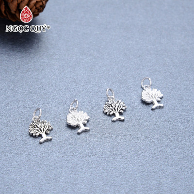 Charm bạc hình cây treo - Ngọc Quý Gemstones