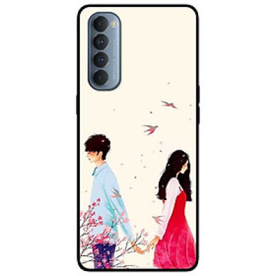 Ốp lưng dành cho Reno 4 Pro mẫu Anime Boy Girl