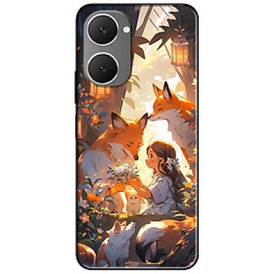 Ốp lưng cho Vivo Y03 - Y03T - Y18 - Y18S - Y18T - Y27 5G - Y28 4G - Y36 - Cô Gái Và Cáo - Hàng Chính Hãng
