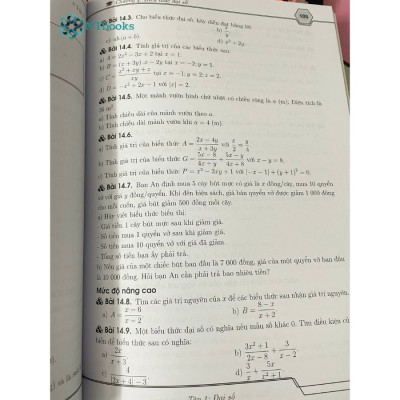 Combo 2 cuốn Sách Nắm chắc kiến thức và kĩ năng Toán 7 Tập 1 - Số học + Tập 2 - Hình học - Xác suất thống kê