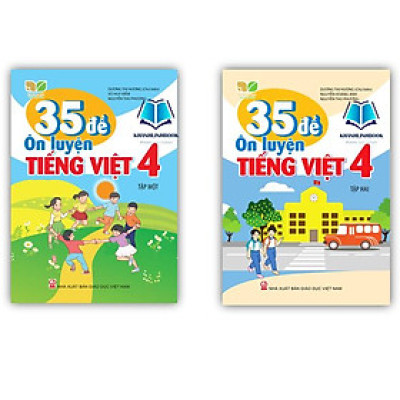 Sách - Combo 35 Đề ôn luyện Tiếng việt 4 tập 1 + 2 (Kết nối tri thức với cuộc sống)