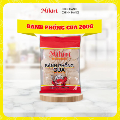 Bộ 4 bánh phồng Mikiri 2 phồng tôm + 2 phồng cua - nguyên liệu cho món ăn thêm ngon
