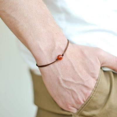 Vòng tay thời trang gắn hạt đá phong thủy thiên nhiên cao cấp