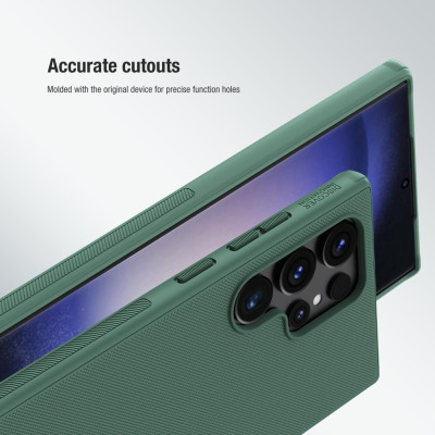 Ốp Lưng Nillkin Super Frosted Shield Pro Cho Samsung Galaxy S24 Ultra, S24 Plus, S24, S24 FE ốp chống sốc chống vân tay cực tốt – Hàng Chính Hãng