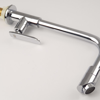 Vòi rửa chén lạnh Eurolife EL-T015 (Trắng bạc)