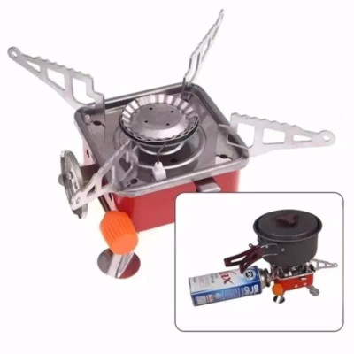 Bếp ga gấp gọn, Bếp Ga Mini Đi Du Lịch, Dã Ngoại Gấp Gọn Đa Năng Tiện Lợi Camping Picnic Cắm Trại