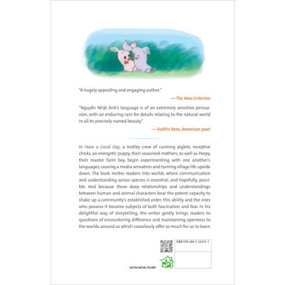 HAVE A GOOD DAY - Nguyễn Nhật Ánh - Nhã Thuyên & Kaitlin Rees chuyển ngữ - (bìa mềm)