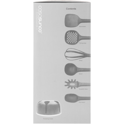 Bộ dụng cụ 6 món silicon SUNRISE (xẻng chiên, xào, vá múc canh, vá dài, phết)