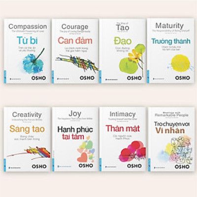 Combo OSHO 8 Cuốn - Bản Quyền