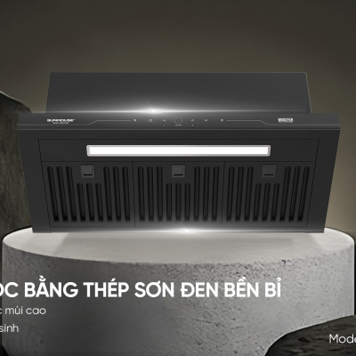 Máy hút mùi âm tủ Sunhouse SHB72035, Công suất 220W, Công suất hút 750m3/h,Công nghệ Ultra-Quiet độ ồn thấp, Điều khiển cảm biến thông minh, Chế độ Booster hút cực mạnh, Bảo hành 36 tháng tại nhà - Hàng chính hãng