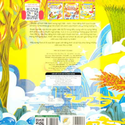 Truyện Cổ Tích Việt Nam Chọn Lọc Song Ngữ Việt-Anh - Xưa Ơi Là Xưa - Sự Tích Cây Khế-Cây Tre Trăm Đốt-Sự Tích Dưa Hấu