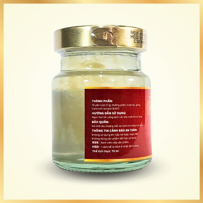 Yến sào chưng Đường phèn NAM TRÂN 7 gram Tổ Yến Tươi, Phục hồi sức khoẻ, Giảm mệt mỏi. Lọ 70 ml