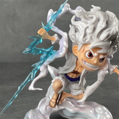Mô Hình Luffy Gear 5 Bản Có Vũ Khí 16Cm Mô hình One Piece Cao Cấp, Figure Mô Hình Anmie One Piece Luffy Vua Hải Tặc